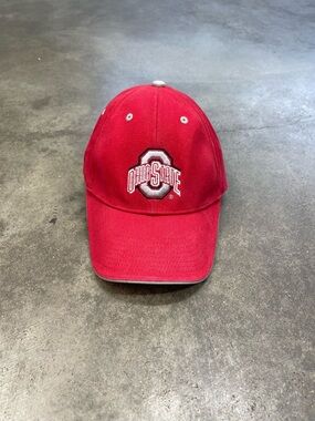 Vintage Ohio State Buckeyes Red Adjustable Hat Cap